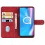9D SKLO + PÚZDRO 2v1 pre Alcatel 1SE 2020 - Knížkove Solid červené