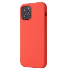 MATT Silikónový obal pre Apple iPhone 13 Pro - červený