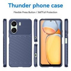 THUNDER Ochranný kryt pre Xiaomi Redmi 13C - modrý