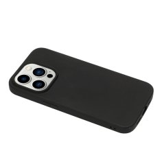 MATT Silikónový obal pre Apple iPhone 14 Pro - čierny