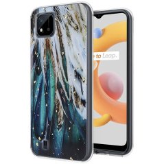 Silikónový kryt na Realme C11 2021 - GLAM feathers