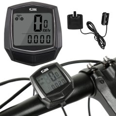 Vodotesný tachometer na bicykli s lcd