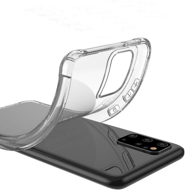 TRANSPARENTNÝ Silikónový obal pre Samsung Galaxy A71 - priesvitný