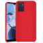 9D SKLO + PUZDRO 2v1 pre Motorola Moto E22 / E22i - Silikónové červené