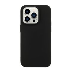 MATT Silikónový obal pre Apple iPhone 14 Pro - čierny