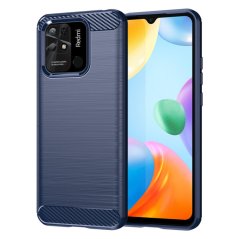 CARBON Zadný obal pre Xiaomi Redmi 10C - modrý