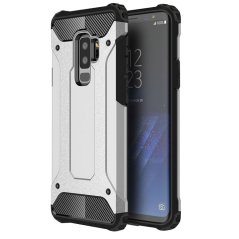 HYBRID ARMOR Tvrdený kryt pre Samsung Galaxy S9 Plus - silver