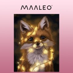 Maľba podľa čísel 40x50cm - Maaleo fox 22782