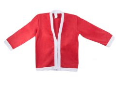 Kostým otca Vianoc klobúk s bradou