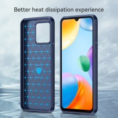 CARBON Zadný obal pre Xiaomi Redmi 10C - modrý