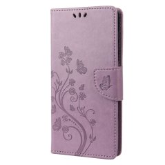 BUTTERFLY Knižkové puzdro pre OPPO A17 - fialové