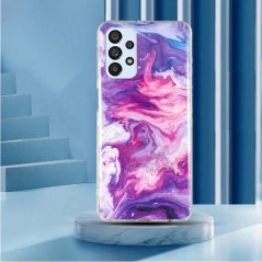 MARBLE Zadný kryt pre Samsung Galaxy A53 5G - fialový