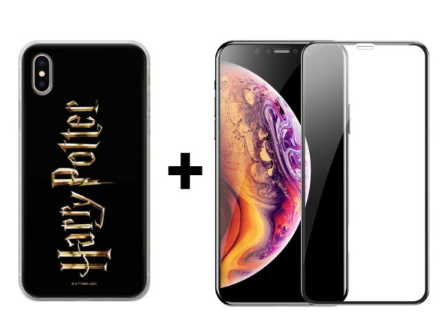 9D SKLO + KRYT 2v1 pre Apple iPhone X , XS - Harry Potter 039