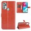 9D SKLO + PÚZDRO 2v1 pre Motorola Moto G60s - Knížkove puzdro Solid hnedé