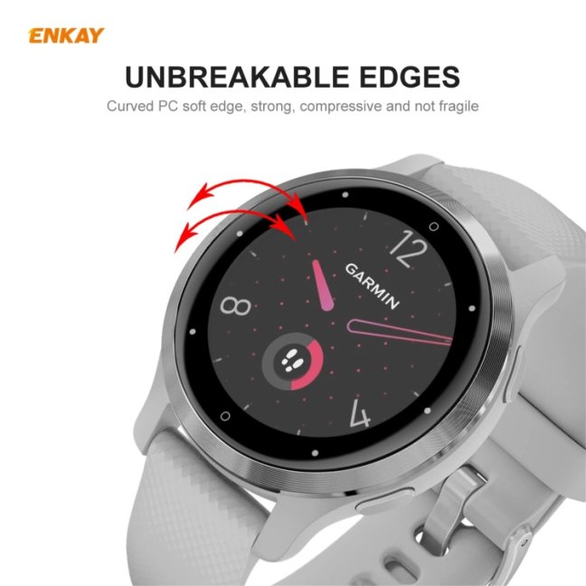 3D Ochranná fólia Garmin Vivoactive 4S / Garmin Venu 2S čierna