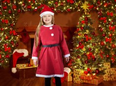 Kostým Santa Claus pre dievča klobúk