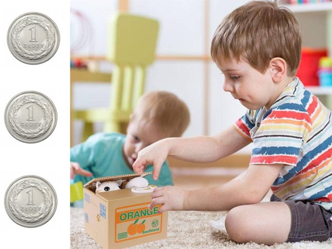 Interaktívny automat na mňaučenie mačiek Moneybox