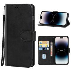 Knižkové puzdro pre Apple iPhone 14 Pro - Solid čierne