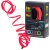 LED ambientné osvetlenie pre auto / auto USB / 12V páska 5m červená
