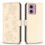 LEAF Knižkové puzdro pre Motorola Moto G04 / G24 / G24 Power - zlaté