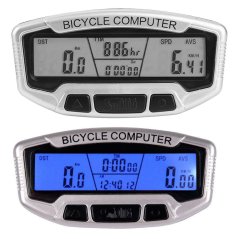 Vodotesný lcd cyklopočítač 28 funkcií bicykel