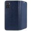 9D SKLO + PUZDRO 2v1 pre Motorola Moto E22 / E22i -  Knižkové Smart Magnet modré