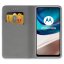 9D SKLO + PUZDRO 2v1 pre Motorola Moto G42 - Knižkové Smart Magnet červené