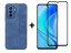 9D SKLO + PUZDRO 2v1 pre Huawei Nova Y70 - Emboosed modrý