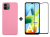 SKLO + KRYT 2v1 pre Xiaomi Redmi A1 / Redmi A2 - Silikónový Zadný kryt MATT ružový