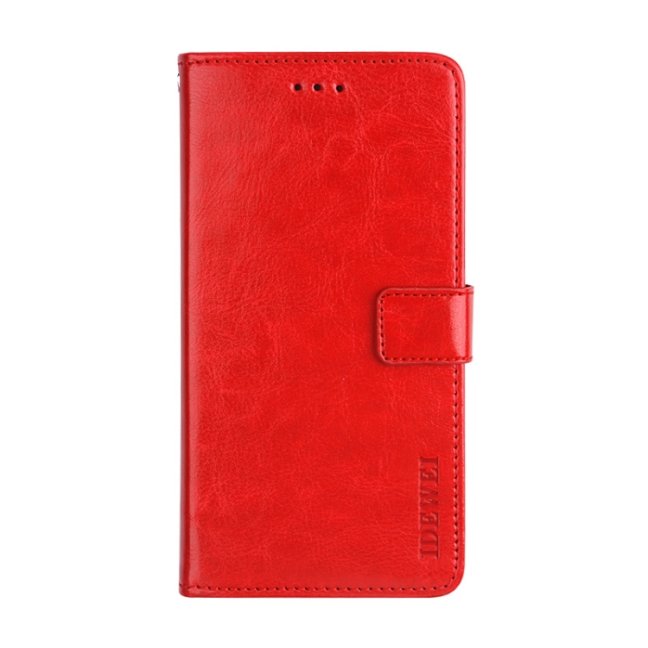 9D SKLO + PÚZDRO 2v1 pre Alcatel 3L 2020 - Knížkove Solid červené