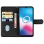 9D SKLO + PÚZDRO 2v1 pre Alcatel 3X 2020 - Knížkove Solid čierne