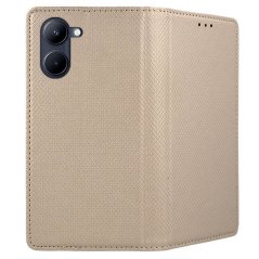 Knižkové puzdro pre Realme C33 - SMART MAGNET zlaté