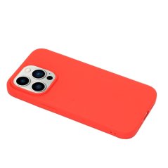 MATT Silikónový obal pre Apple iPhone 14 Pro - červený