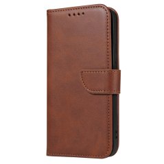 BUCKLE Peňaženkový kryt pre Motorola Moto G53 5G - hnedý