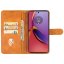 9D SKLO + PUZDRO 2v1 pre Motorola Moto G84 5G - Knižkové SOLID hnedé