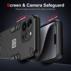 HOLDER ARMOR Tvrdený kryt pre Apple iPhone 14 Pro - čierny