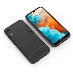 HOLDER ARMOR Tvrdený kryt pre Huawei Y6 2019 / Y6S 2019 - čierny