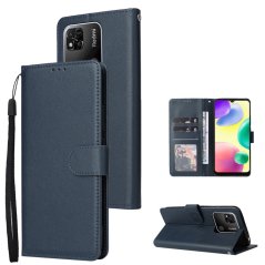 SOLID Knižkové puzdro pre Xiaomi Redmi 10C - modré