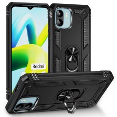 RING ARMOR Tvrdený kryt pre Xiaomi Redmi A1 / Redmi A2 - čierny