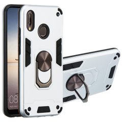 Tvrdený kryt pre Huawei P20 Lite - RING ARMOR sivý