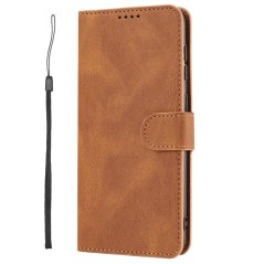 CALF Knižkové puzdro pre Xiaomi Redmi Note 12 Pro+ 5G - hnedé
