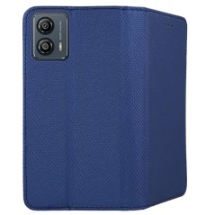 9D SKLO + PUZDRO 2v1 pre Motorola Moto G53 5G - Knižkové SMART MAGNET modré