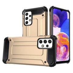 HYBRID ARMOR Tvrdený kryt na Samsung Galaxy A33 5G - zlatý