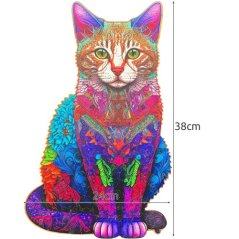 Drevené puzzle - Kruzzel 22878 puzzle