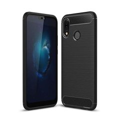 Silikonový kryt (obal) pre Huawei P20 Lite carbon
