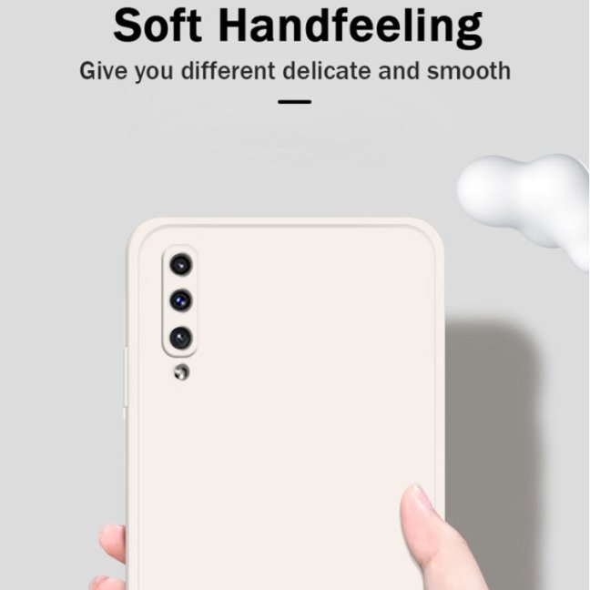 MATT Silikónový obal pre Samsung Galaxy A50 - modrý