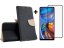 9D SKLO + PUZDRO 2v1 pre Motorola Moto E32 / E32s - Knižkové FANCY čierno zlaté