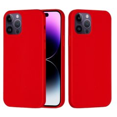 Silikónový kryt pre Apple iPhone 14 Pro - červený