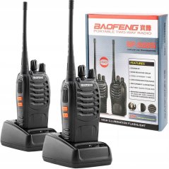 Krátkovlnné vysielačky 2x baofeng bf888s pmr