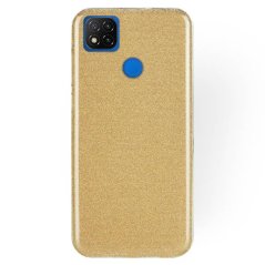 Silikónový kryt pre Xiaomi Redmi 9C - Glitter zlaté